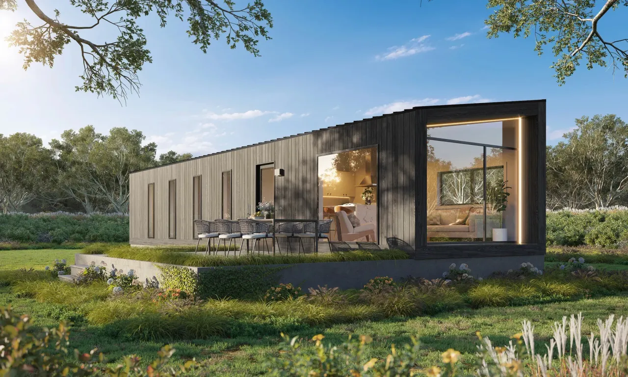 3D cabin rendering by Xrender Studio