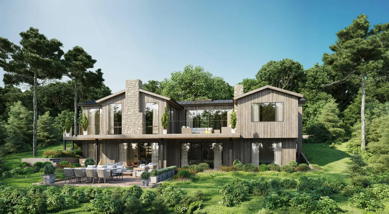 3D house rendering portfolio piece 14