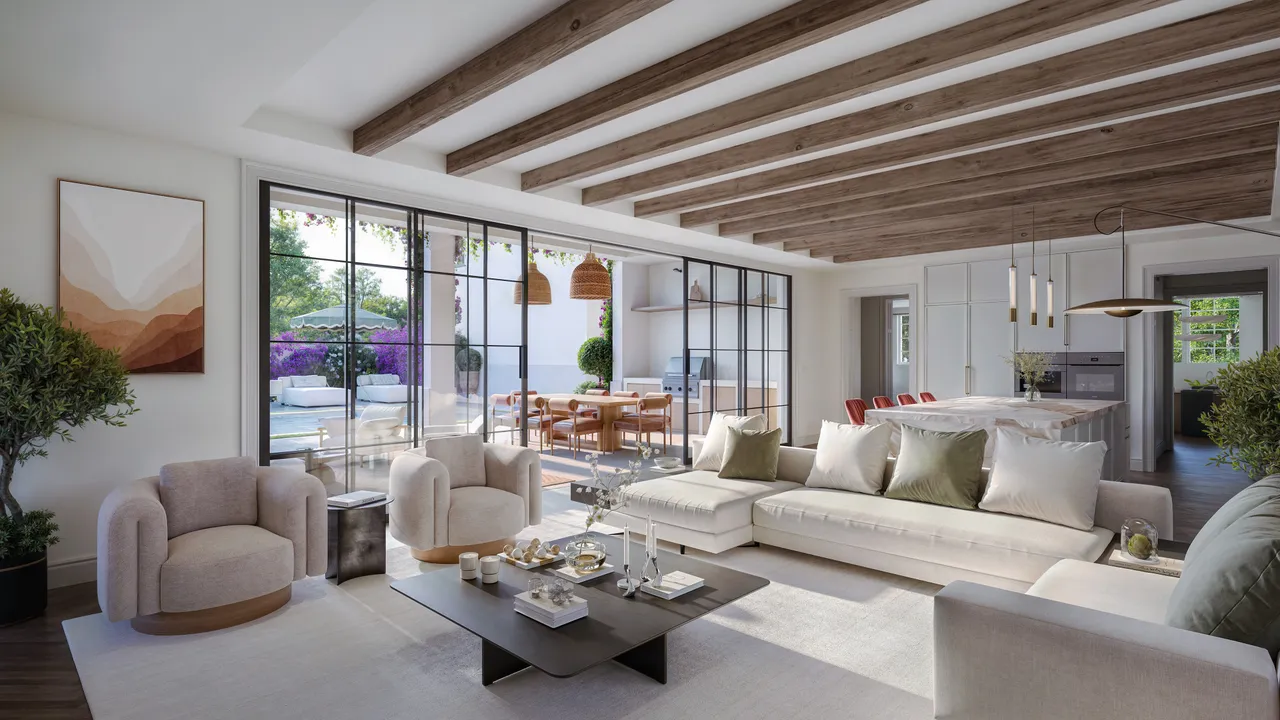 Living room rendering of 903 Upland Road