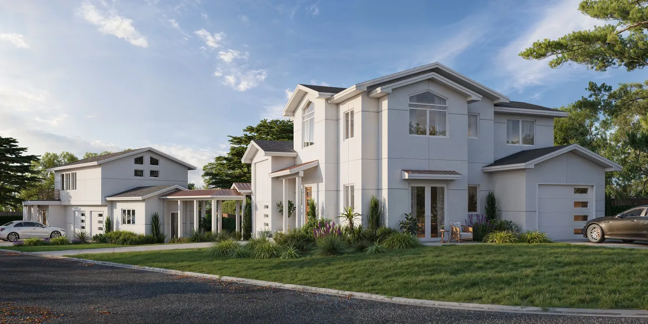 3D house rendering portfolio piece 27