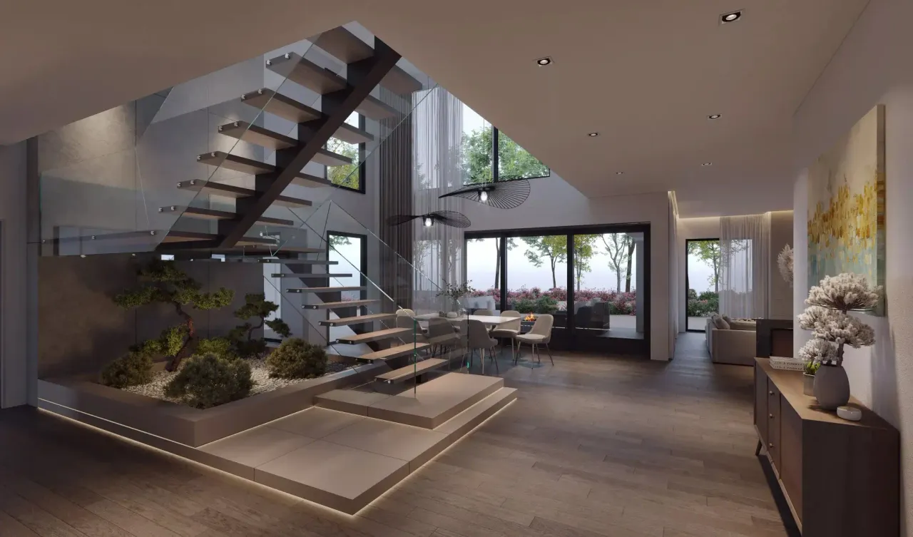 Interior rendering portfolio piece 27
