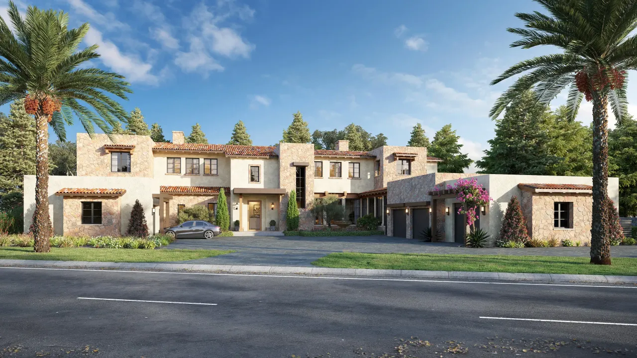 3D house rendering portfolio piece 32