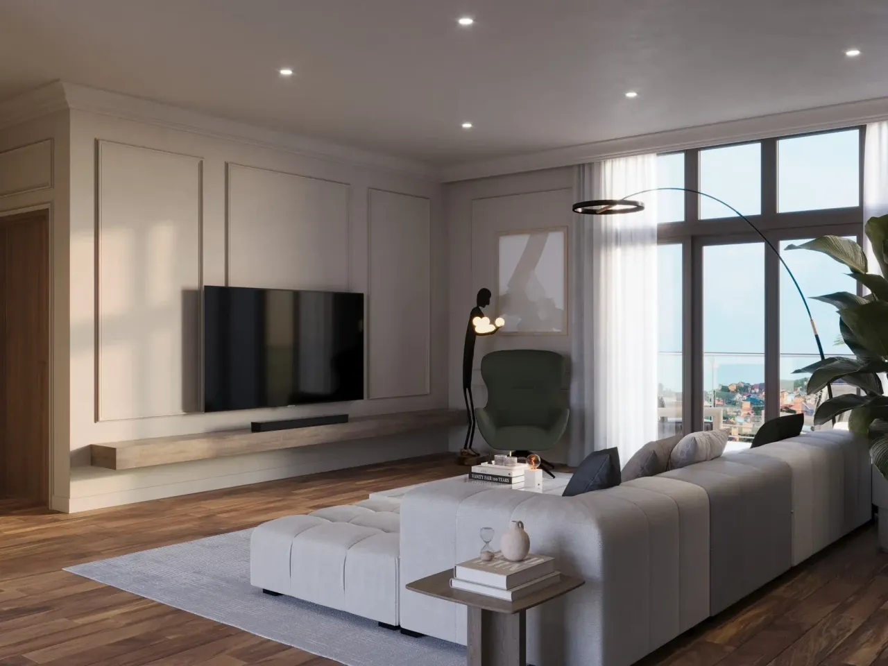 Interior rendering portfolio piece 16