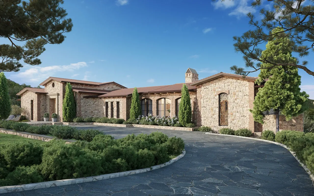 3D house rendering portfolio piece 25