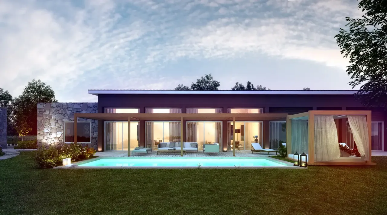 3D house rendering portfolio piece 10