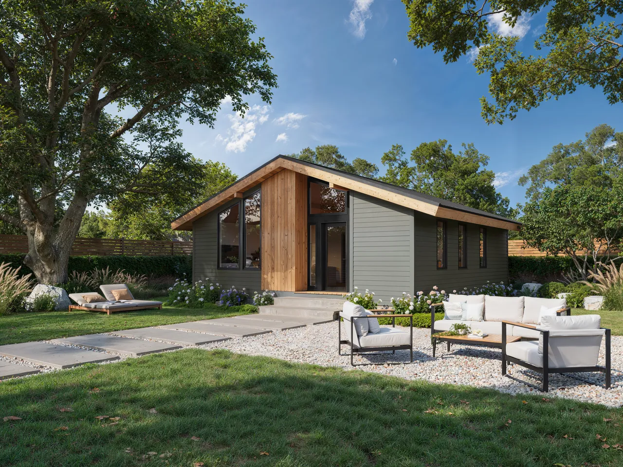 3D cabin rendering by Xrender Studio