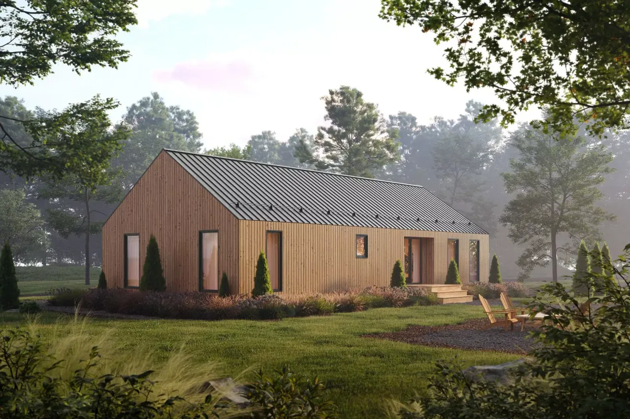 3D cabin rendering by Xrender Studio