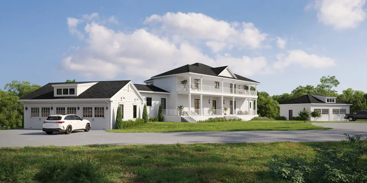 3D house rendering portfolio piece 11