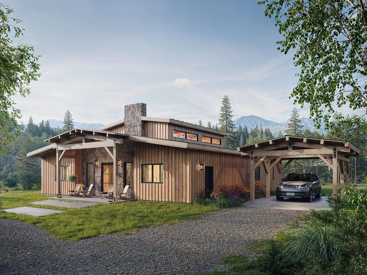 3D house rendering portfolio piece 18