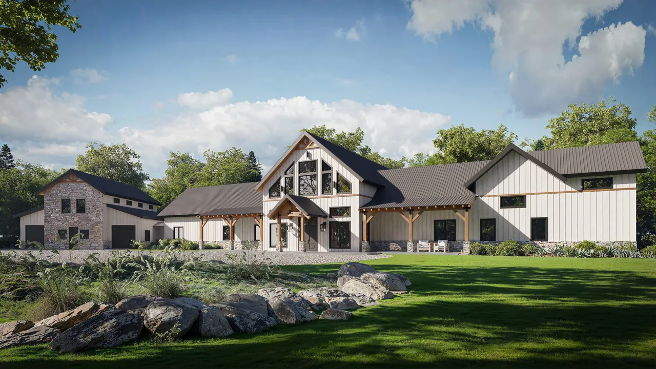 3D house rendering portfolio piece 6